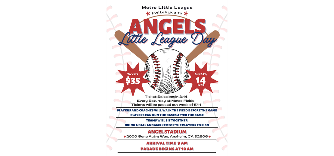 Angels Little League Day 